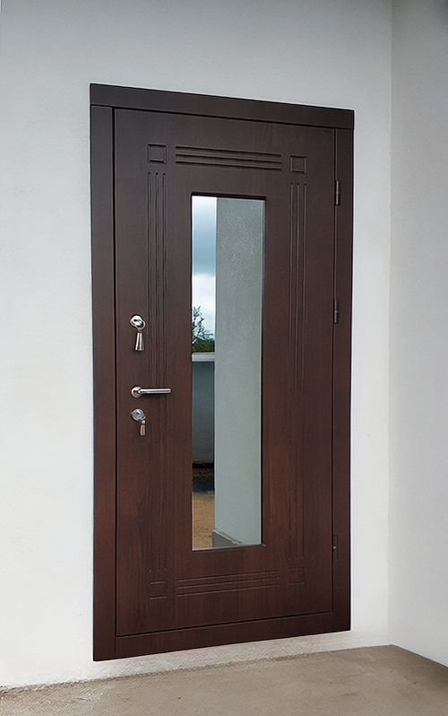 Остекленная дверь МДФ