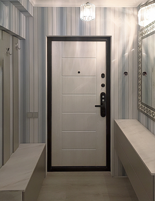 Квартирная дверь с умным замком