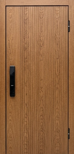 Входная квартирная дверь с панелями МДФ и замком с биометрией Входная квартирная дверь с панелями МДФ и замком с биометрией