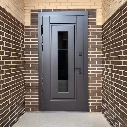 Дверь МДФ с остеклением