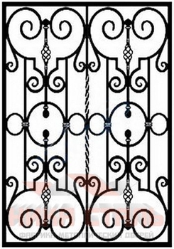 Кованая решетка на окно КР 13 Кованая решетка на окно КР 13