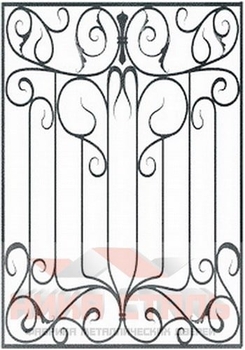 Кованая решетка на окно КР 30 Кованая решетка на окно КР 30