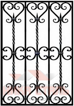 Кованая решетка на окно КР 9 Кованая решетка на окно КР 9