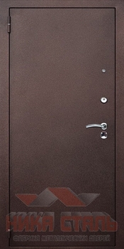 Металлическая дверь в квартиру с зеркалом