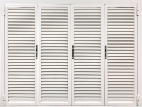 Многостворчатые ставни-жалюзи на окно Многостворчатые ставни-жалюзи на окно