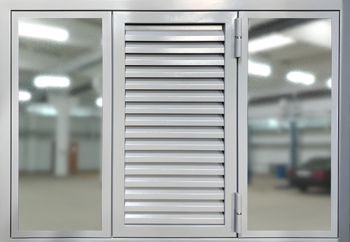 Одностворчатые ставни-жалюзи на окно Одностворчатые ставни-жалюзи на окно