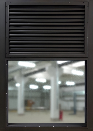 Одностворчатые ставни-жалюзи на окно