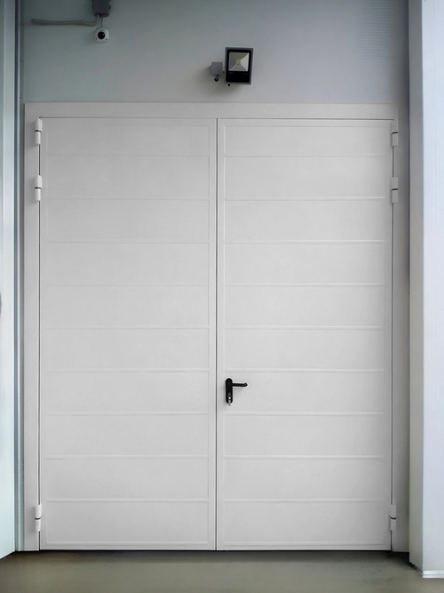 Противопожарные ворота из сэндвич панелей