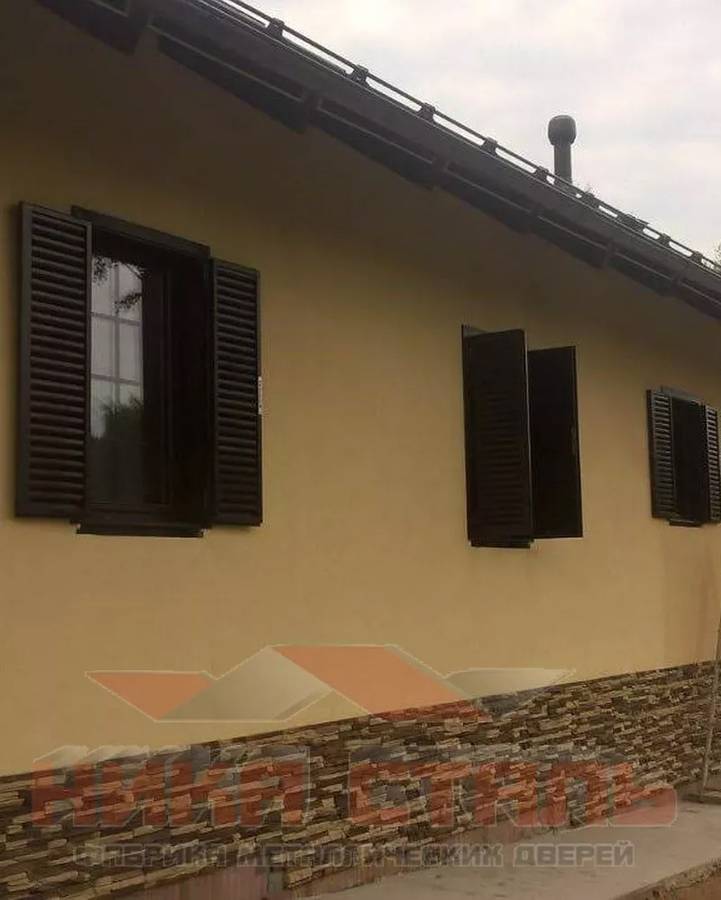 Металлические ставни на окна Металлические ставни на окна