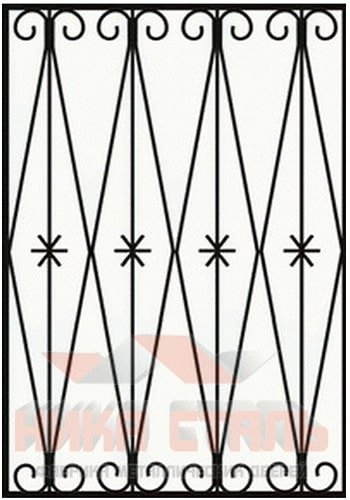 Сварная решетка на окно СР 5 Сварная решетка на окно СР 5