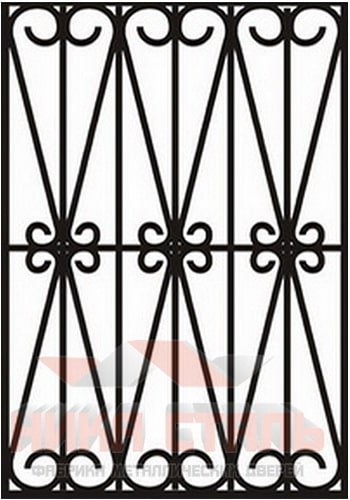 Сварная решетка на окно СР 7 Сварная решетка на окно СР 7